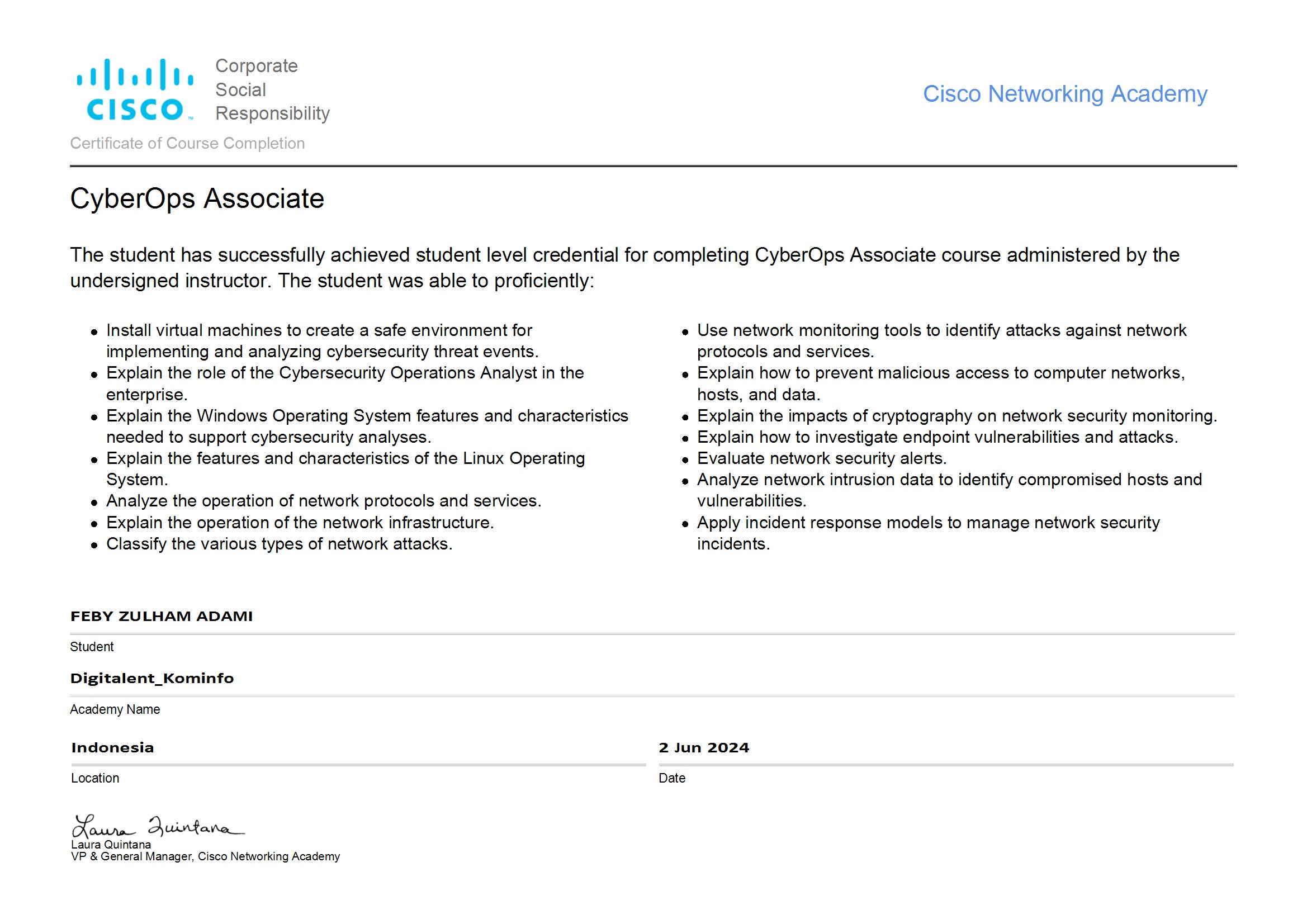 Cisco CyberOps